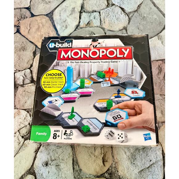 2 KIDS BOARD GAMES(U BUILD MONOPOLY-POINTING FINGERS) - Picture 5 of 9